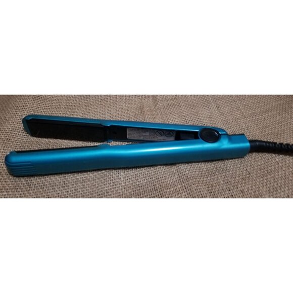 Watts Tourmaline Ceramic Flat Iron 1" Model HW-2403C Blue Adjustable Settings - Picture 8 of 9